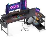 Nowe biurko narożne / stół / blat / 80x168CM / ODK / czarne !A2952!