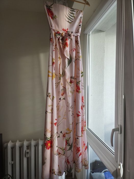 Ted Baker London sukienka maxi w kwiaty, rozm. 0 (XS)