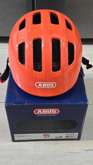 ABUS SMILEY 3.0 Kask rowerowy dziecięcy Lekki pomarańczowy M 50-55 cm