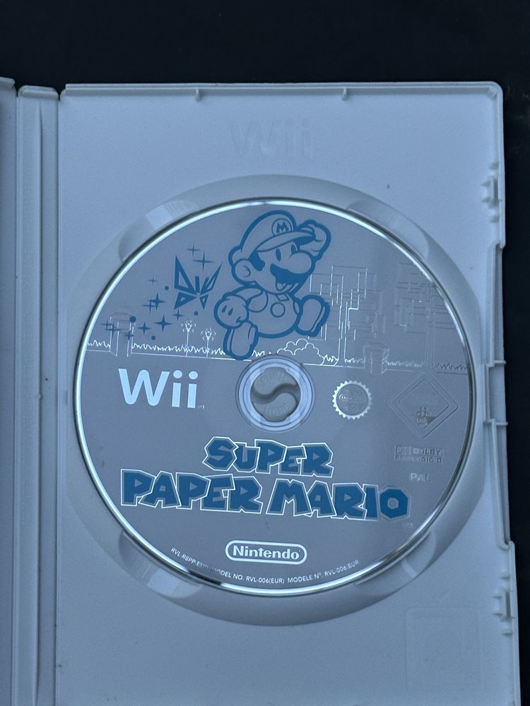 Wii - Super Paper Mario - edição Portuguesa