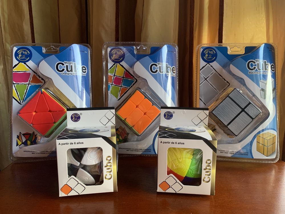 Cubos magicos/Quebra cabeças novos variados