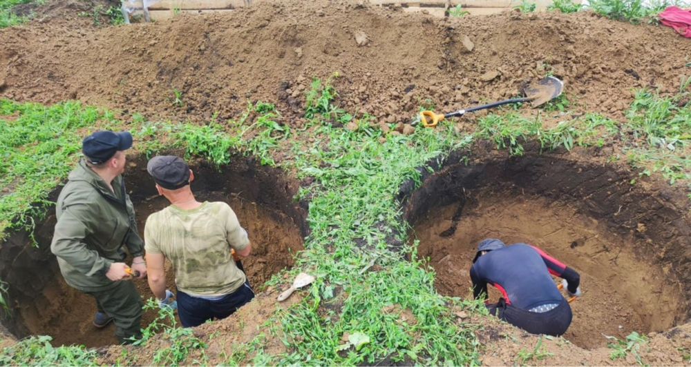 Септик з бетонних кілець монтаж каналізація вигрібна 5/8/21 м3