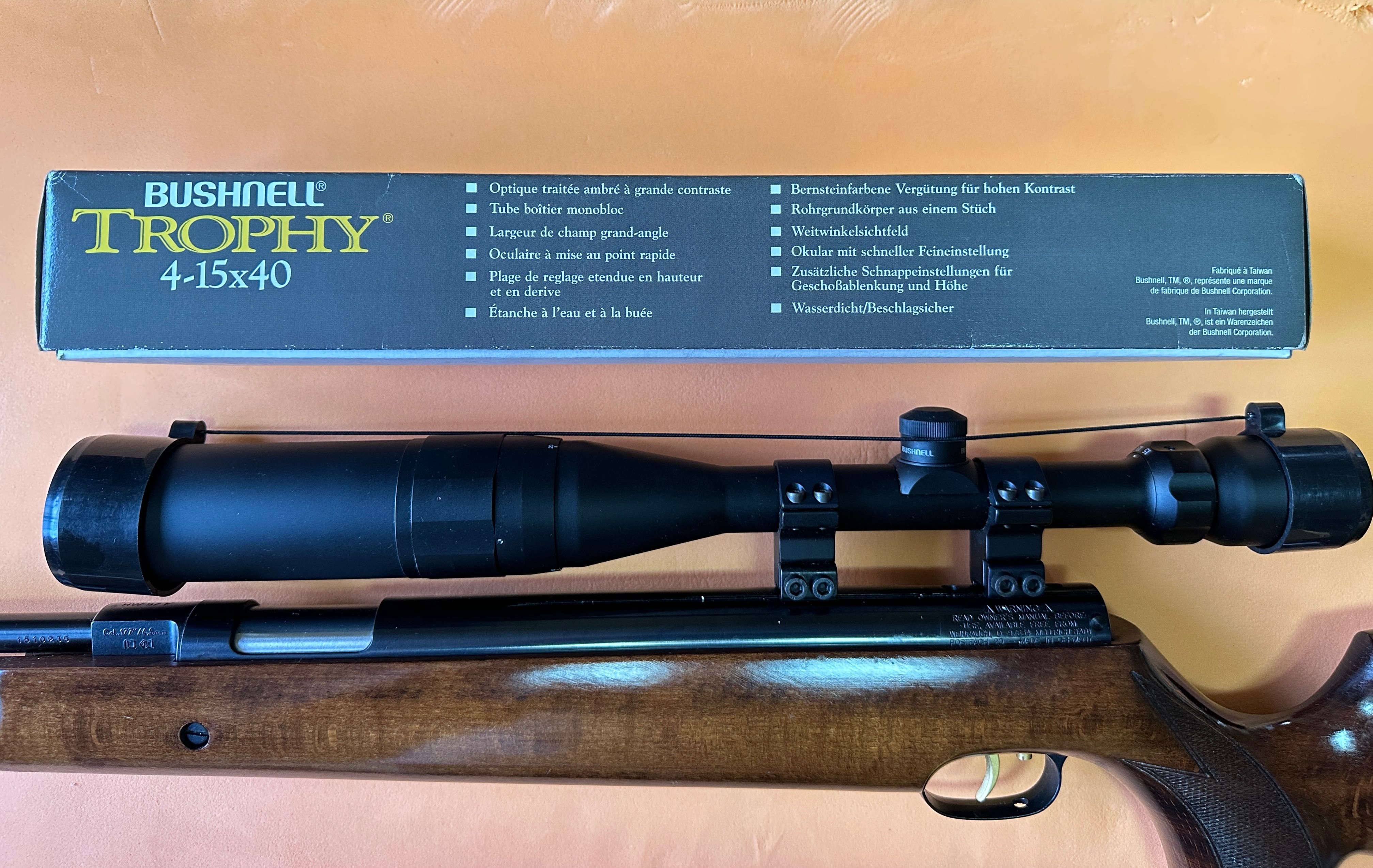 Mira telescópica Bushnell Trophy 4-15x40