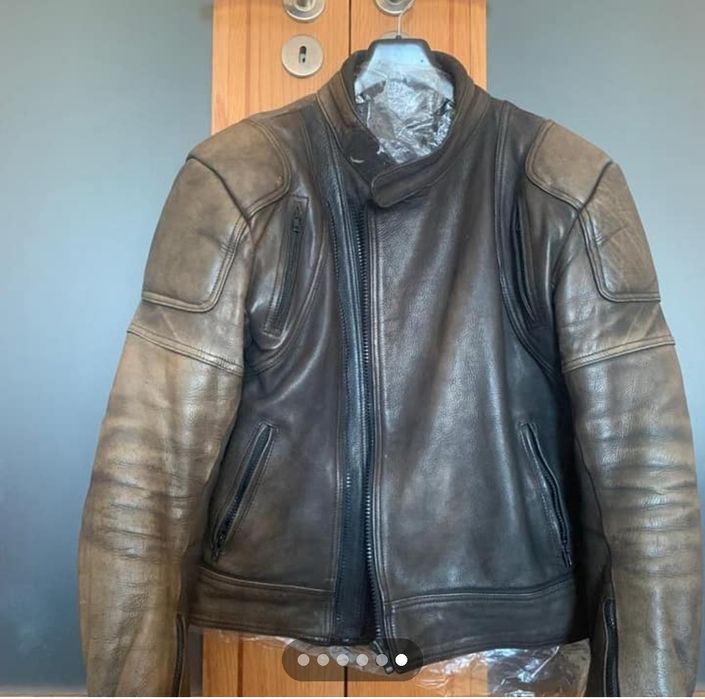 Casaco de cabedal homem