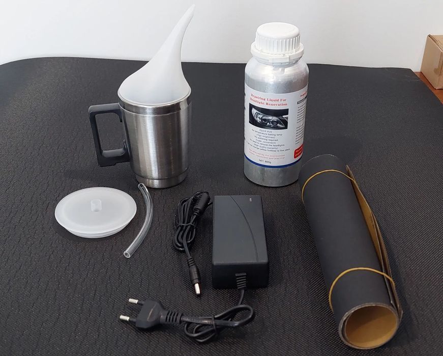 Kit Polimento Faróis Universal Multimarcas - Vapor Polimeração