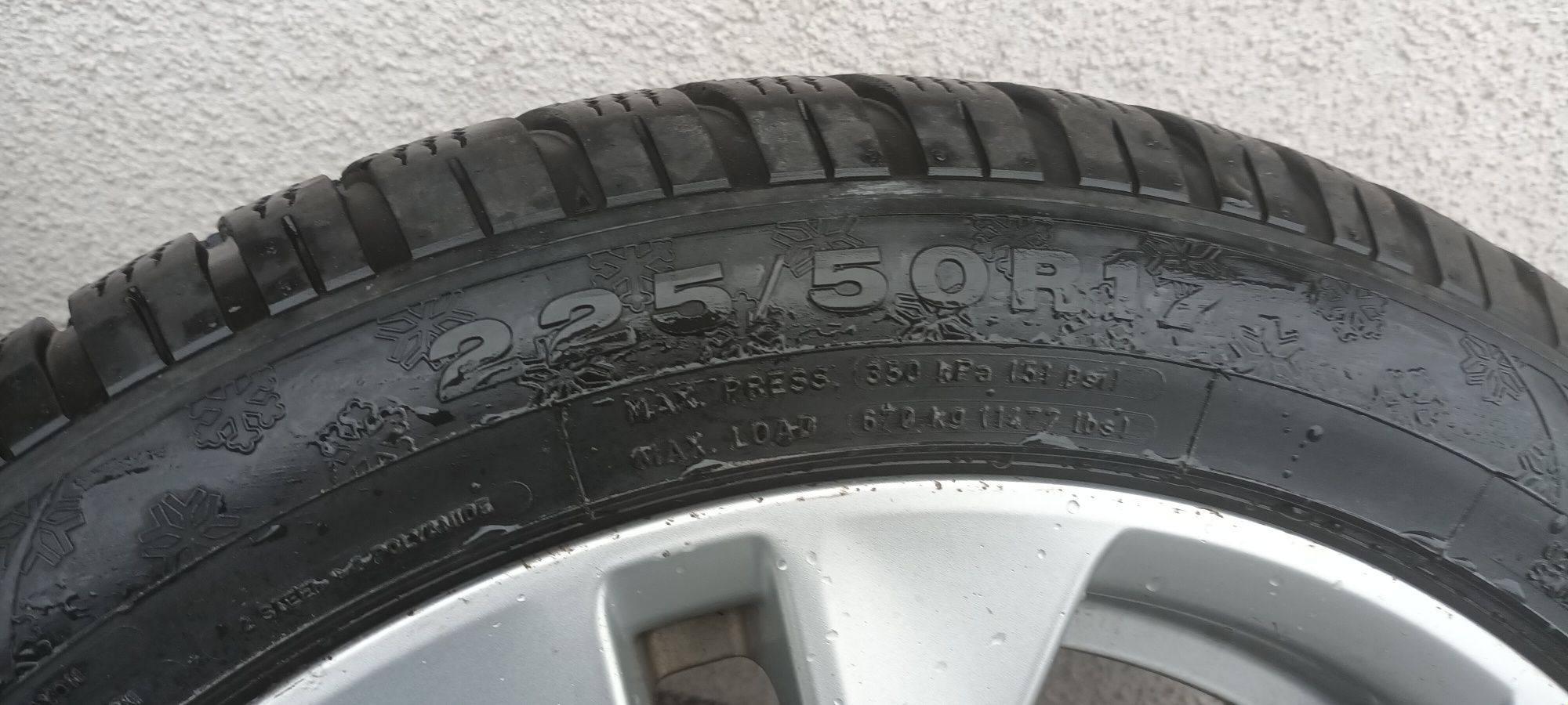 Koła mercedes e klasa,c,w212 z oponami dunlop