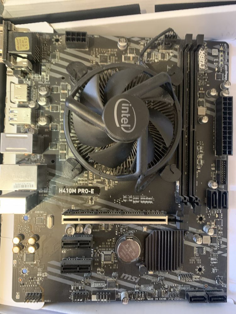Процессор+материнська плата (core-i3-10105f,prime h310m-k r2.0)