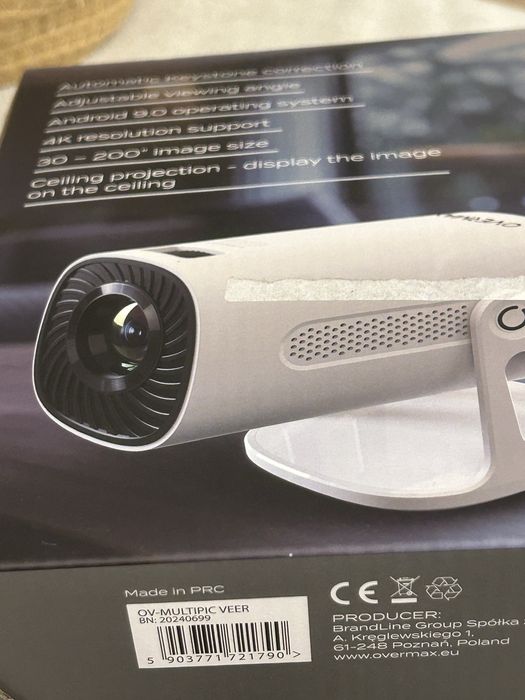 Projektor OVERMAX Multipic Veer HD (1280 x 720), 2000 ANSI lumen Wi-Fi