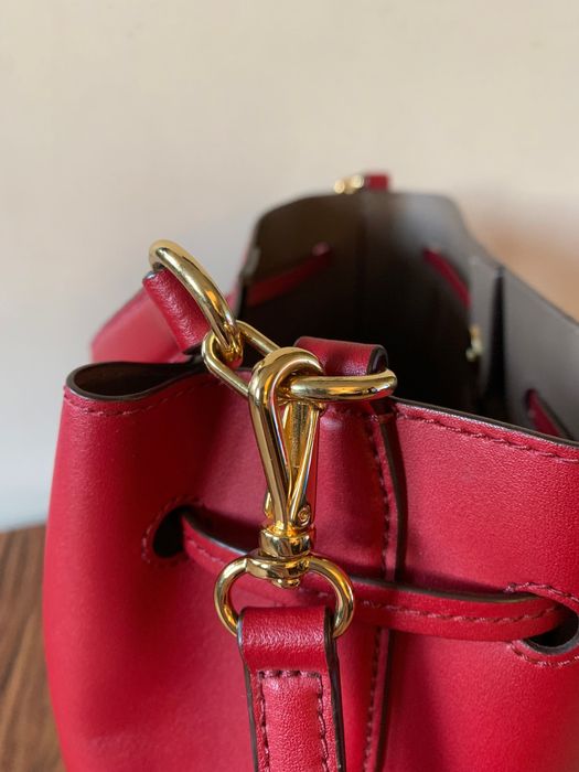 Torebka worek Ralph Lauren skóra