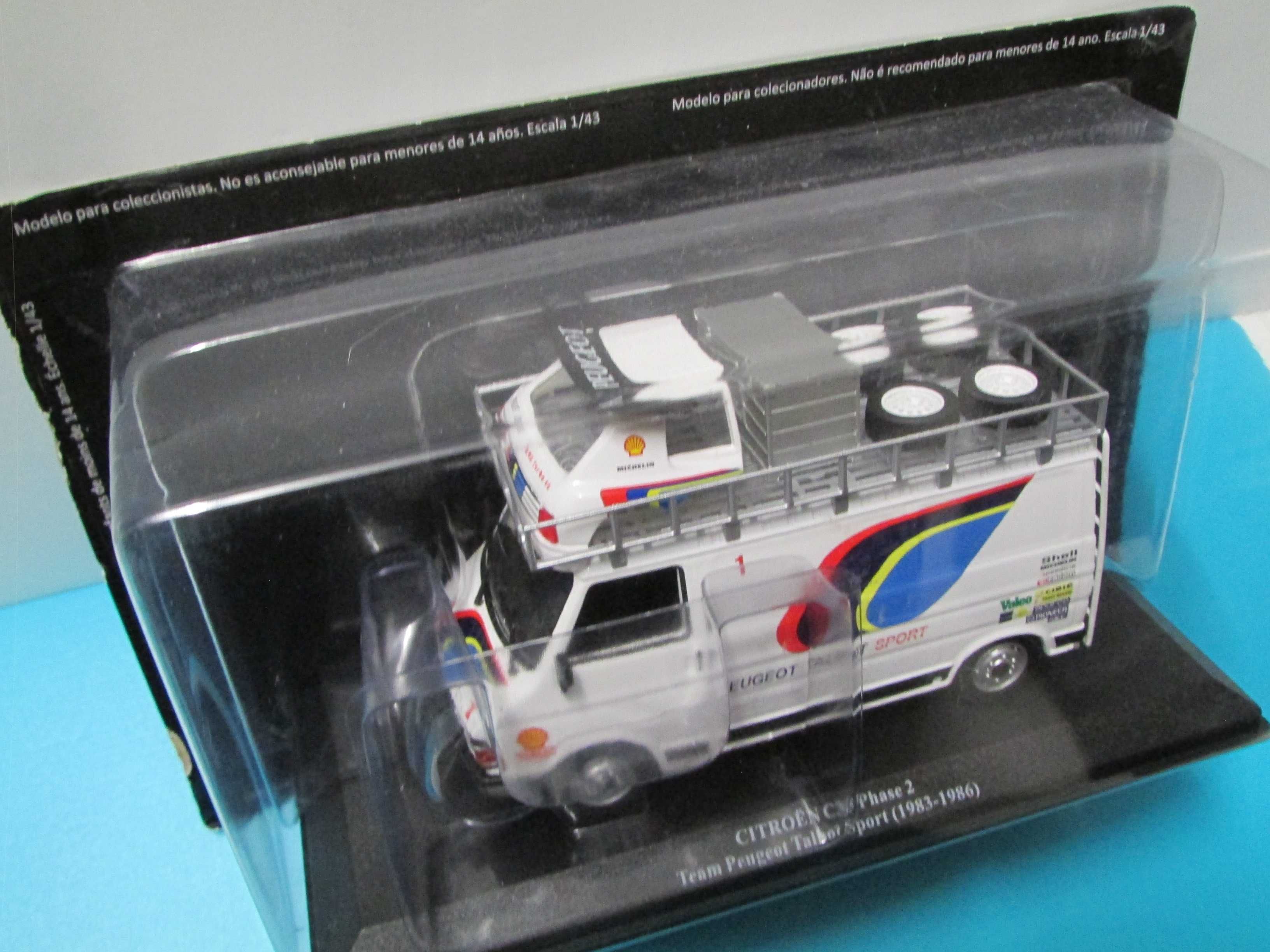 Citroen C35 phase2 (team Peugeot) - coleção carrinhas assistência rali