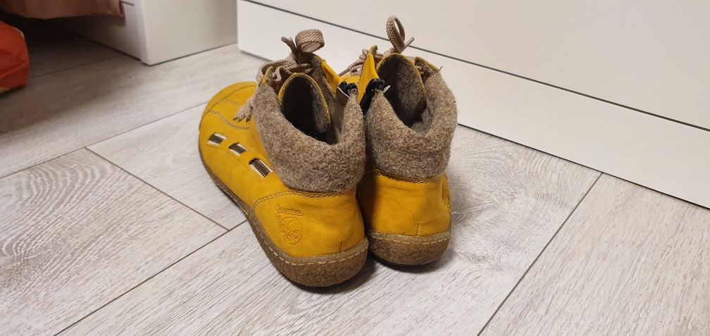 RIEKER damskie botki na zamek rozmiar 40 wkładka 26cm ocieplane