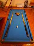 Mesa de bilhar e ping pong com tampa