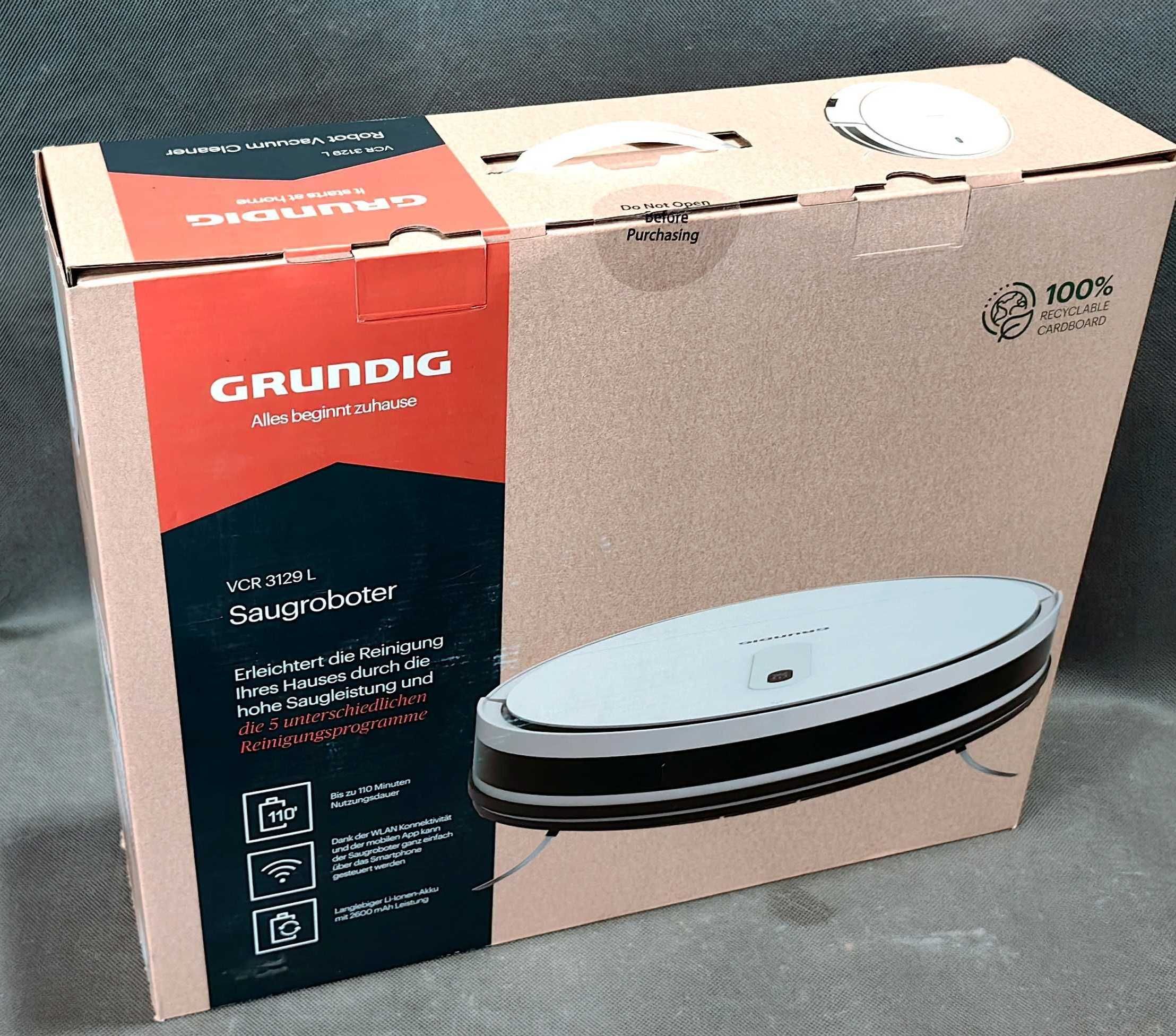 Grundig 3129 L - Robot Sprzątający sterowany aplikacją