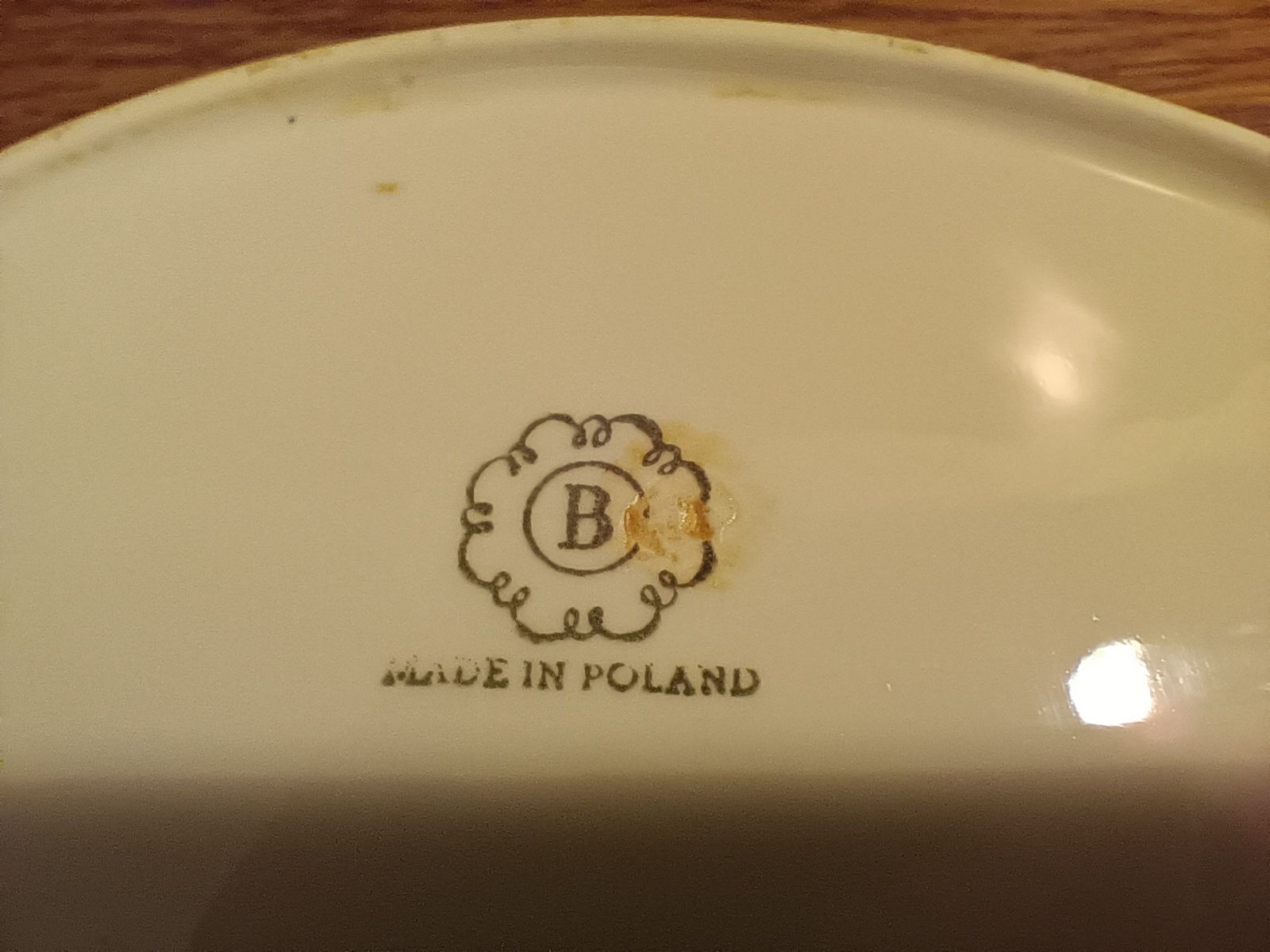 Bogucice biała patera,półmisek porcelana