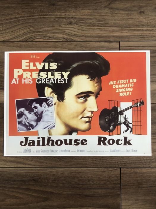 Plakat poster Elvis Presley Jailhouse Rock