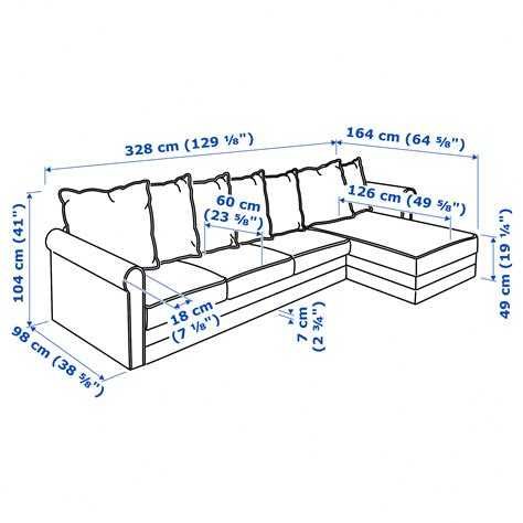 Sofá 4 lugares chaise longue Ikea Gronlid, ótimo estado!