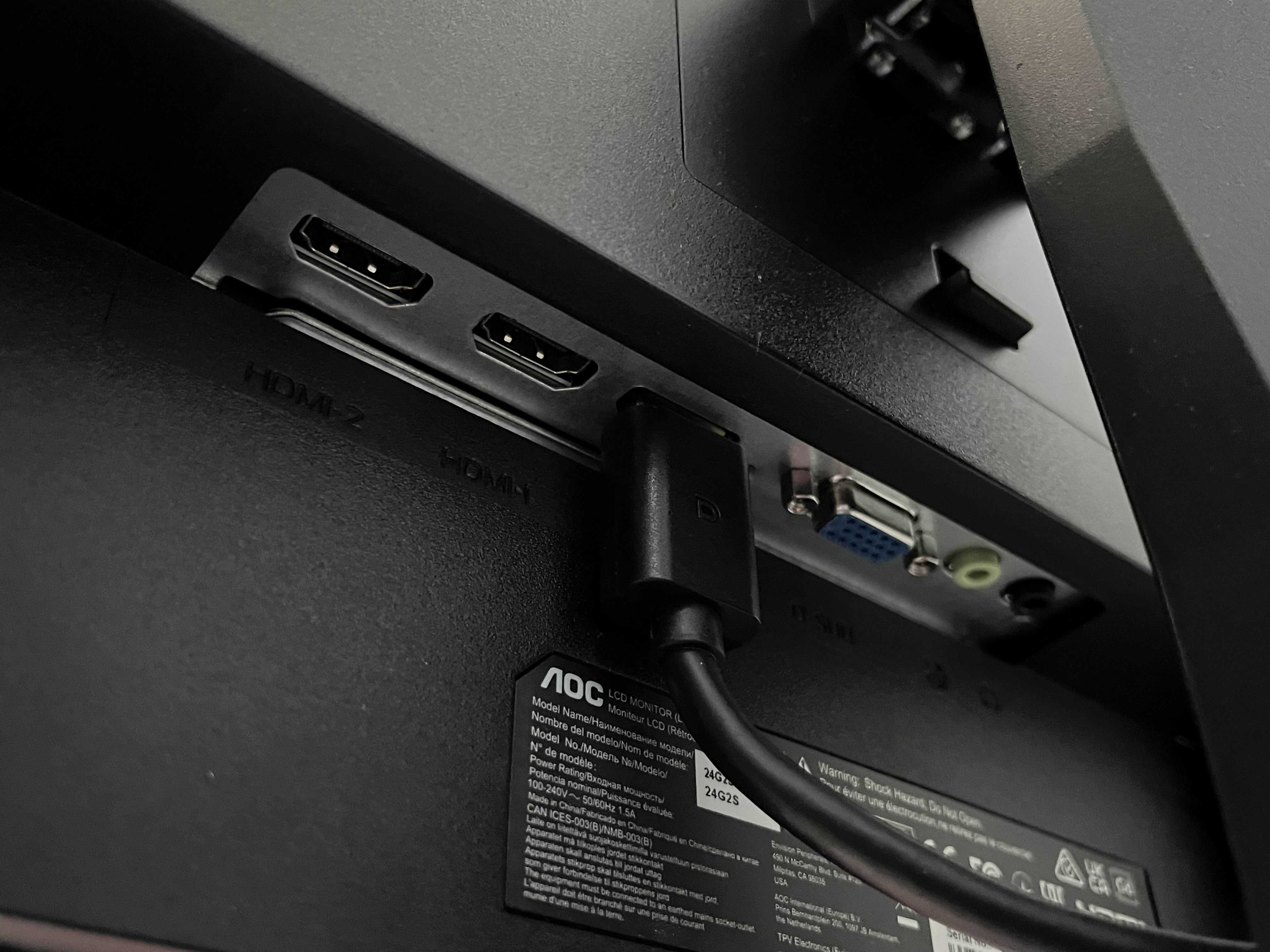 Monitor 24 cal - AOC 24G2SPAE/BK