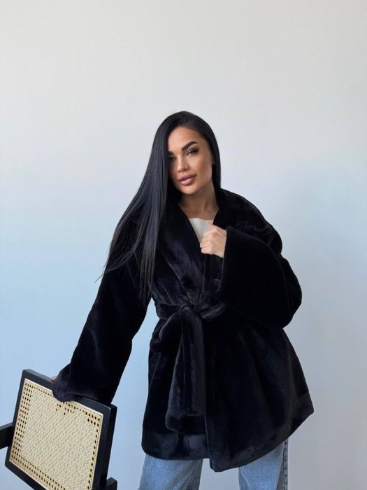 Шубка жіноча мутон на підкладці 42-48