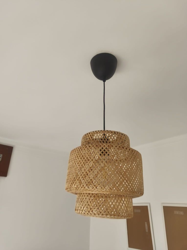 Candeeiro de teto de bambu suspenso como novo
Candeeiro suspenso, bamb