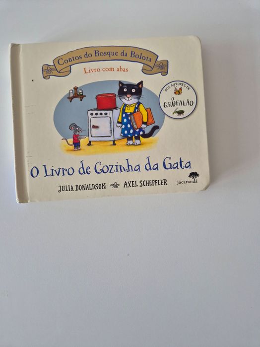 "O Livro de Cozinha da Gata" de Julia Donaldson e Axel Scheffler