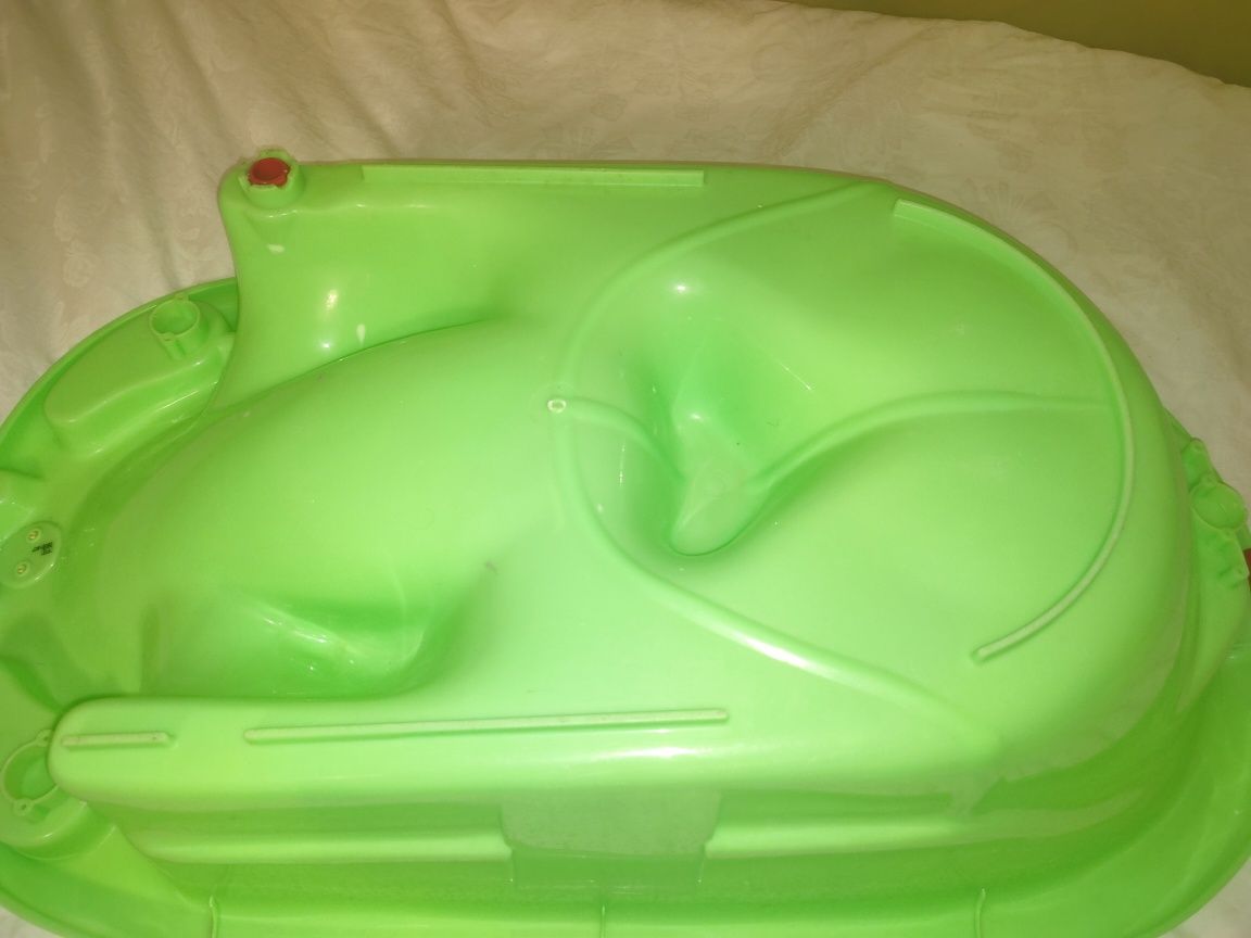 Ванночка для немовляти зелена okbaby