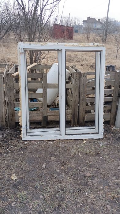 Пластиковые окна aluplast б/у, стеклопакеты, створки, подоконники, шта