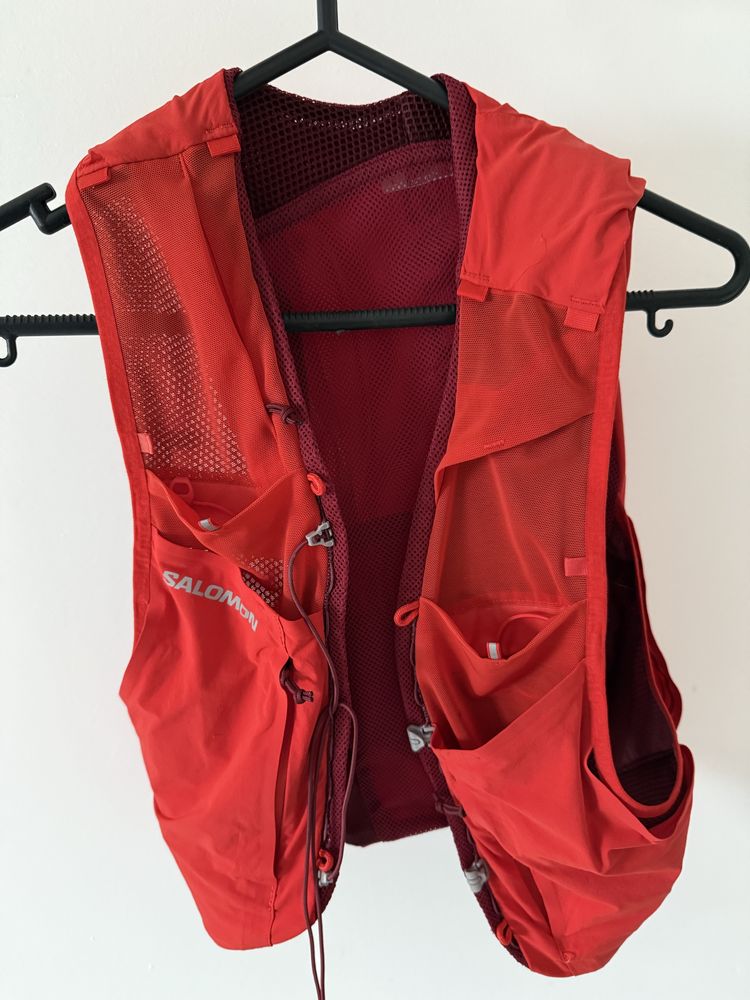 Colete de hidratação Salomon Sense Pro 10 vermelho alaranjado