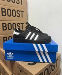 Кроссовки Adidas Superstar черные / Адидас Суперстар 38 39 40 41 42 43