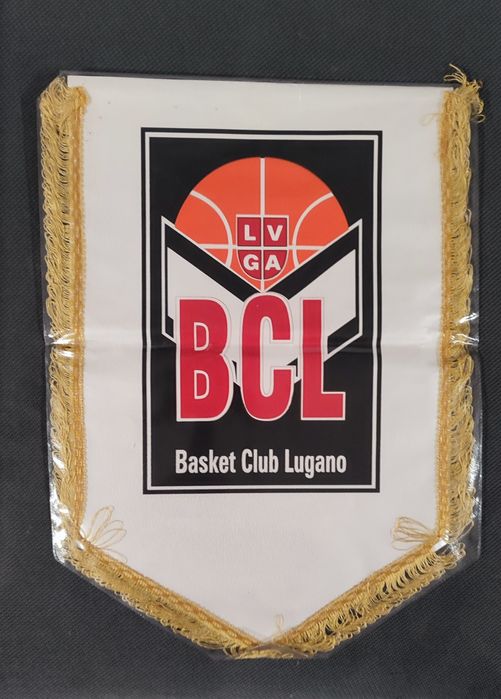 Proporczyk z meczu BC Lugano - Anwil Włocławek