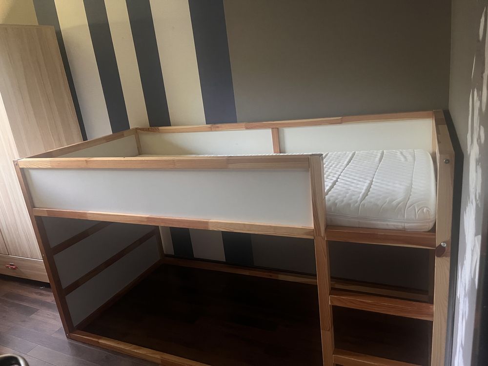 Łóżko dwustronne, pietrowe „KURA” Ikea