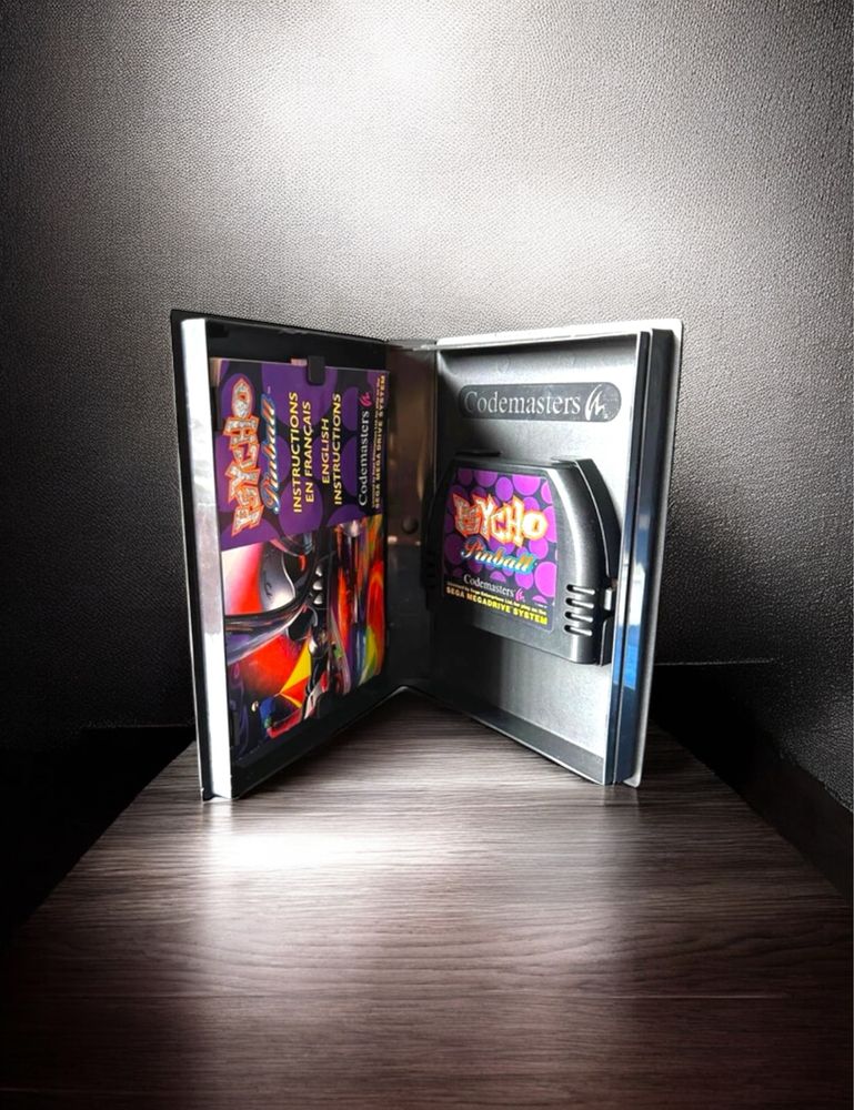Sega Mega Drive Psycho Pinball Game