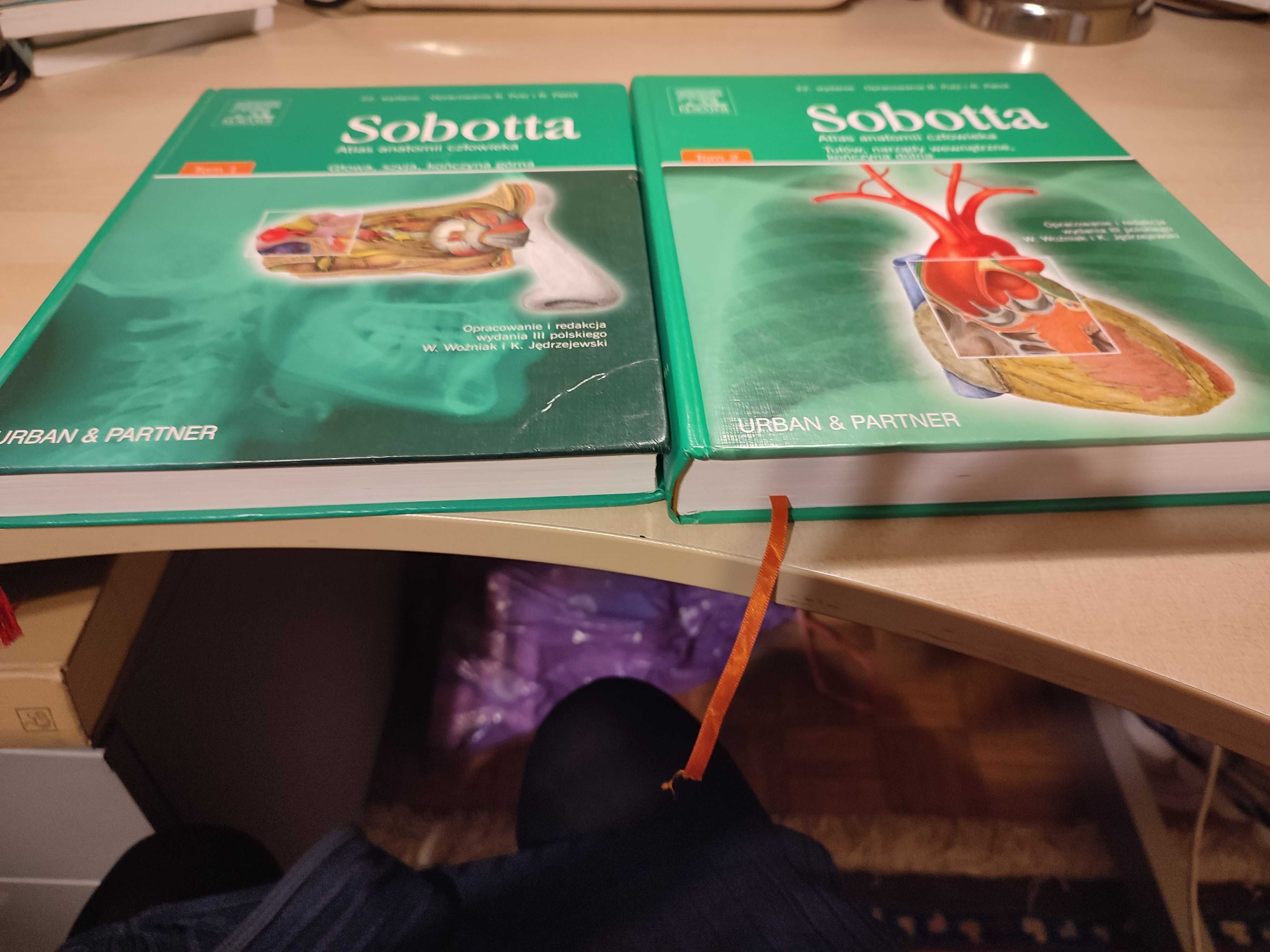 Sobotta Atlas Anatomii Prawidłowej Tom I i Tom II