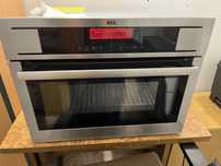 Piekarnik AEG wysokość 45cm grill niski kompaktowy