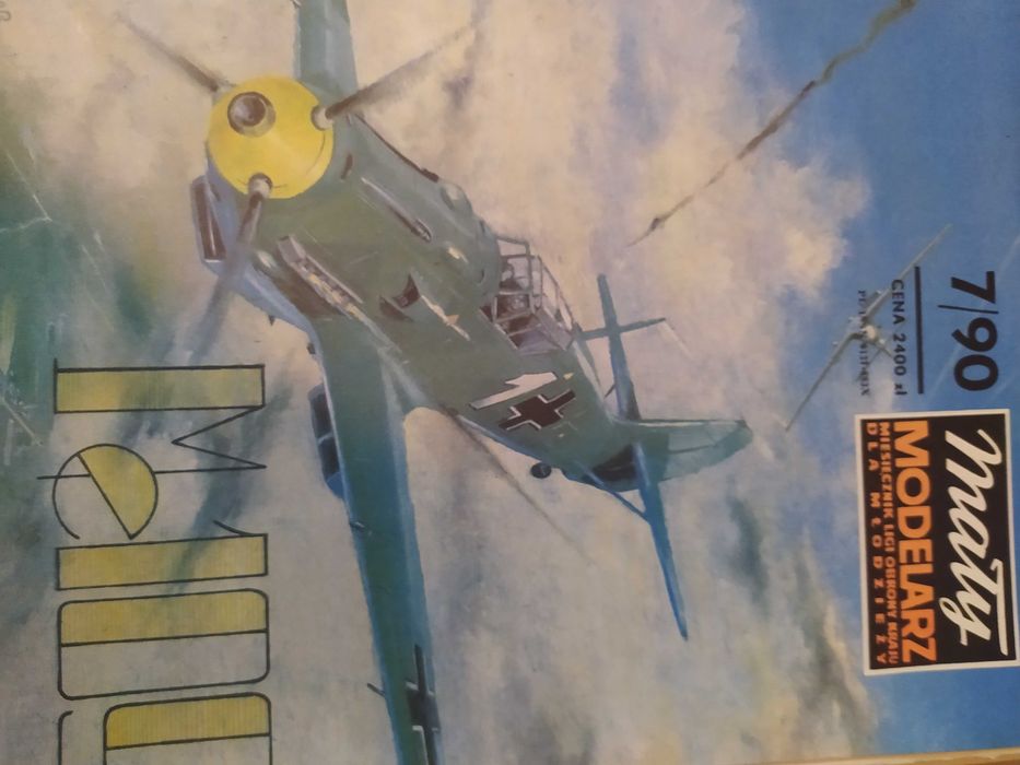Model samolotu Me109 - Mały Modelarz 7/90