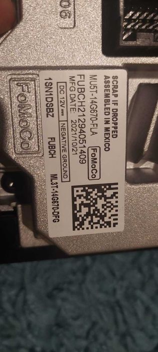 ford f150 21r+radio modul sterownik MULTIMEDIALNYpanel MU5T-14G670-FLA