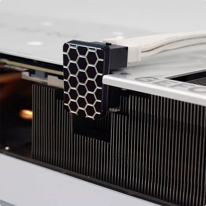 Адаптер живлення 12VHPWR16 Pin 180°, для відеокарт PCIe 5.0 з радіатор