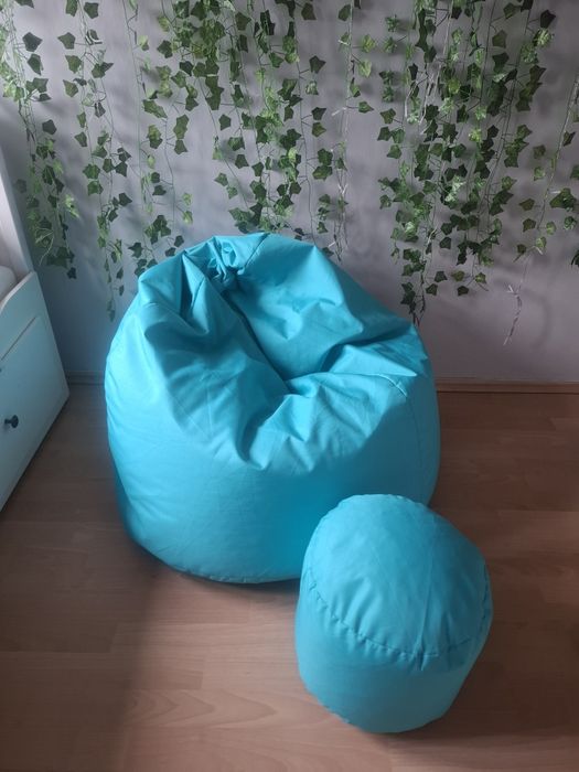 Pufa, fotel, sako  + podnóżek gratis.