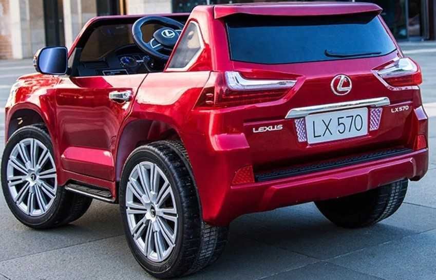 Pojazd na Akumulator LEXUS DK-LX570 Czerwony Lakierowany MP4 4x4
