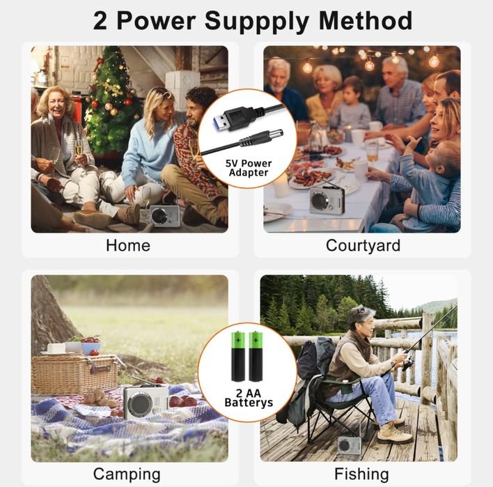 DIGITNOW! Przenośny odtwarzacz kasetowy z radiem FM