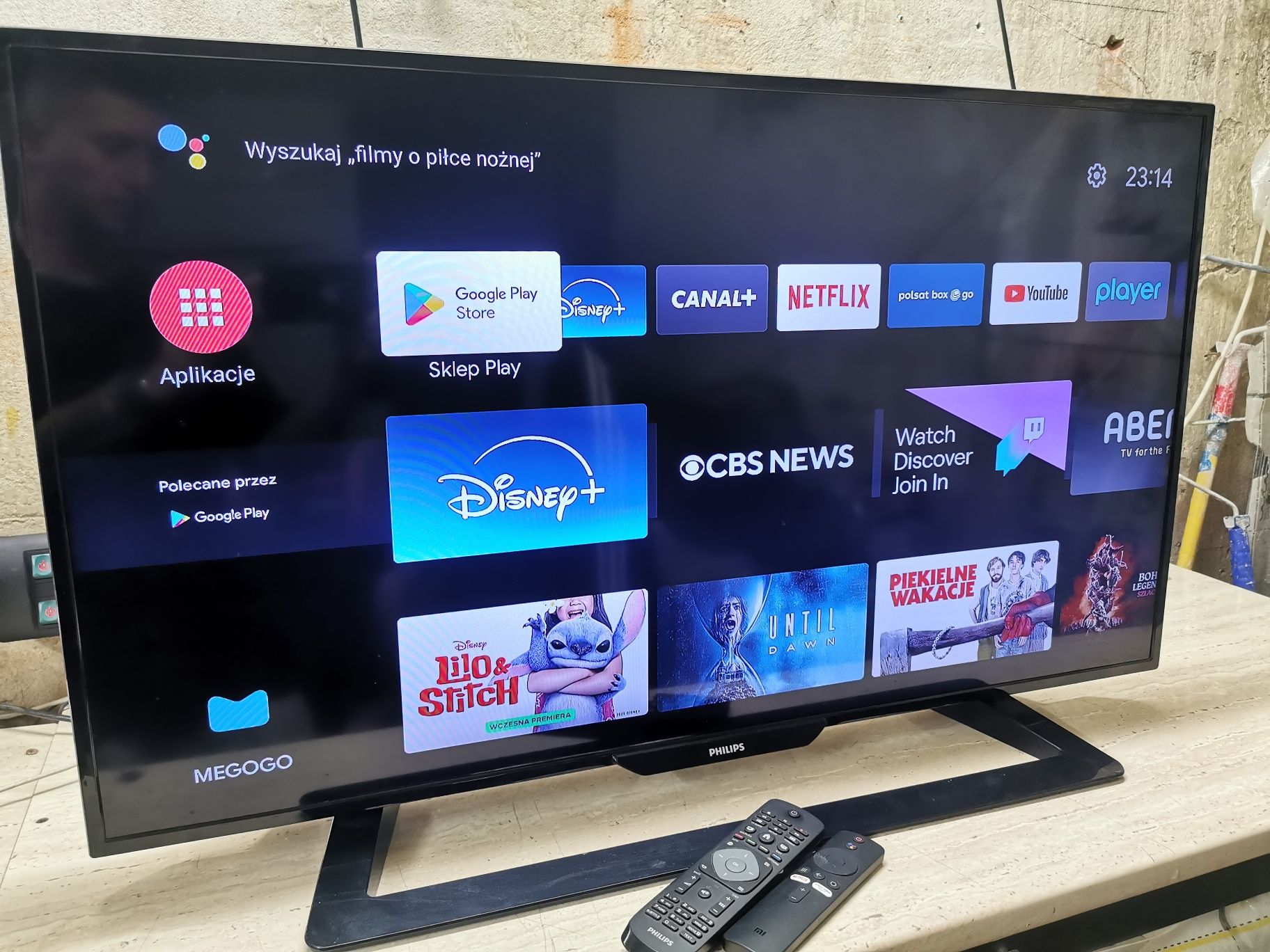 40" Philips Android  Smart tvtelewizor led led disney bluetooth