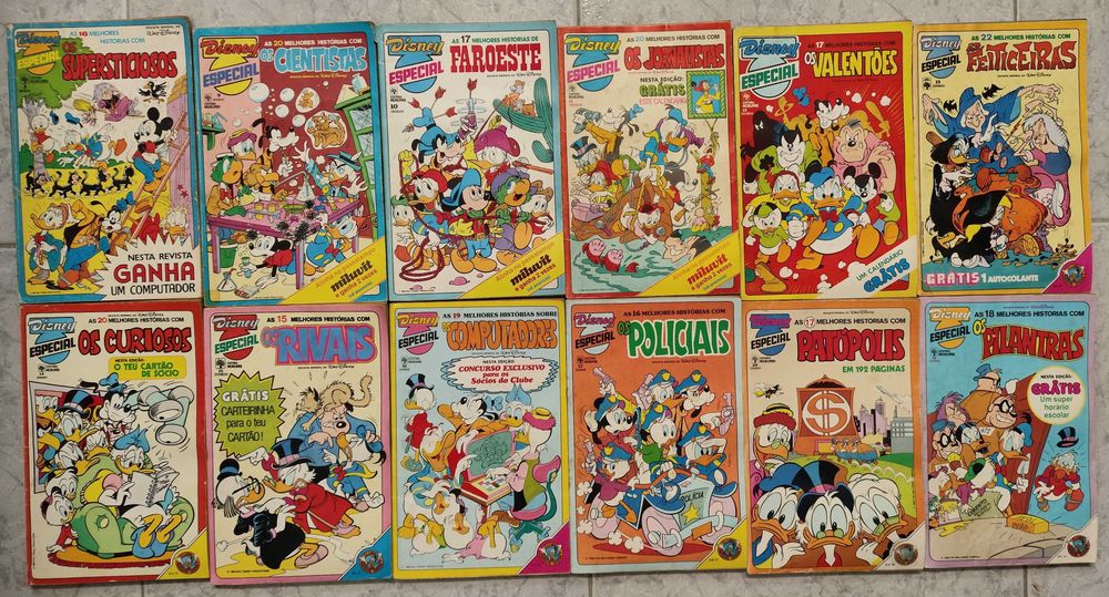 Várias BDs da Disney - as melhores BDs/quadradinhos mundiais