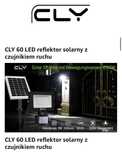 Lampa solarna LED z czujnikiem ruchu.CLY SL-FL02