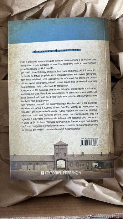 Livro ‘O tatuador de Auschwitz’