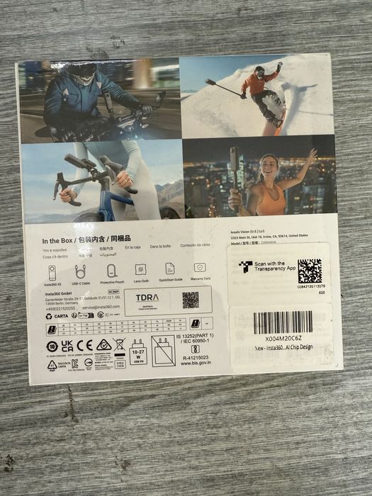 Камера Insta360 X5 8K 360 Action Cam