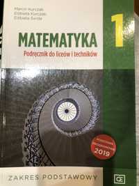 Podręcznik Matematyka klasa 1 NOWY