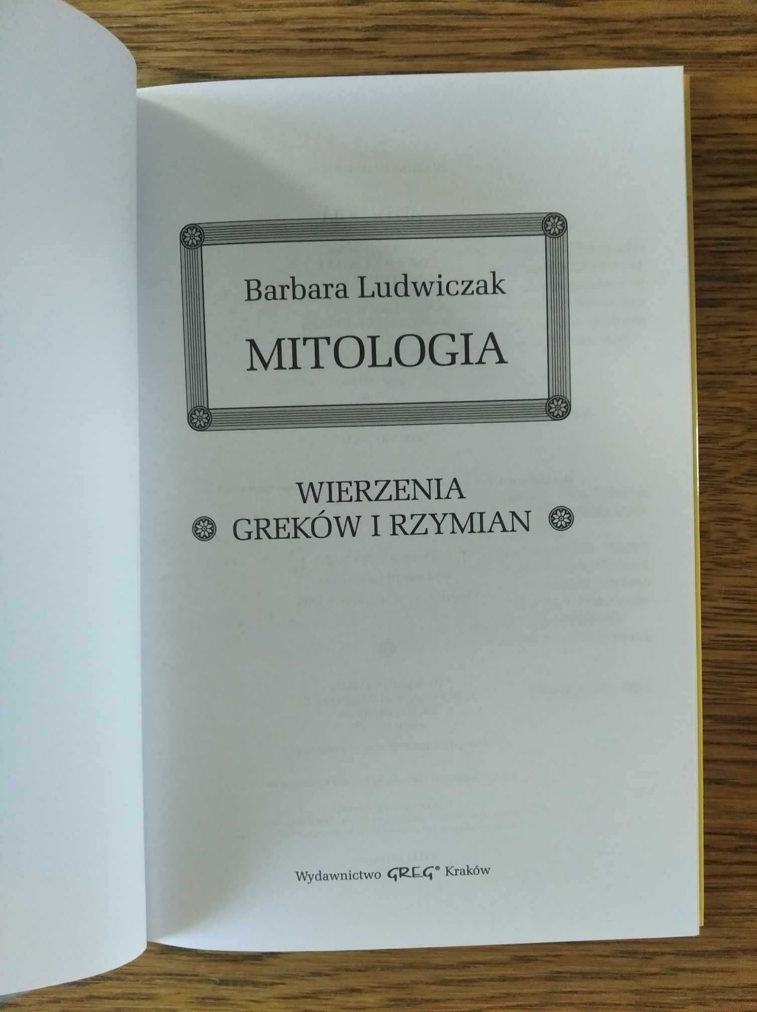 Sprzedam książkę Barbary Ludwiczak : "Mitologia" nowa!