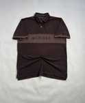Polo koszulka Tommy Hilfiger brown travis scott big logo