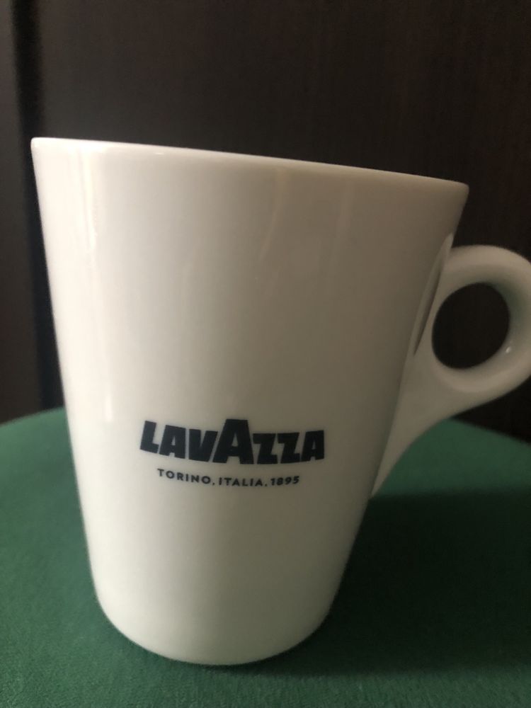 Kubek lavazza komplet porcelana bialy