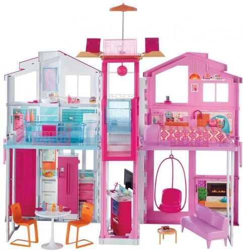 Mattel Barbie Domek Piętrowy dla lalek (DLY32)