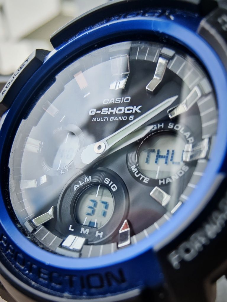 Casio G-Shock GAW-100B-1a2 instrukcja PL, tough solar multiband 6